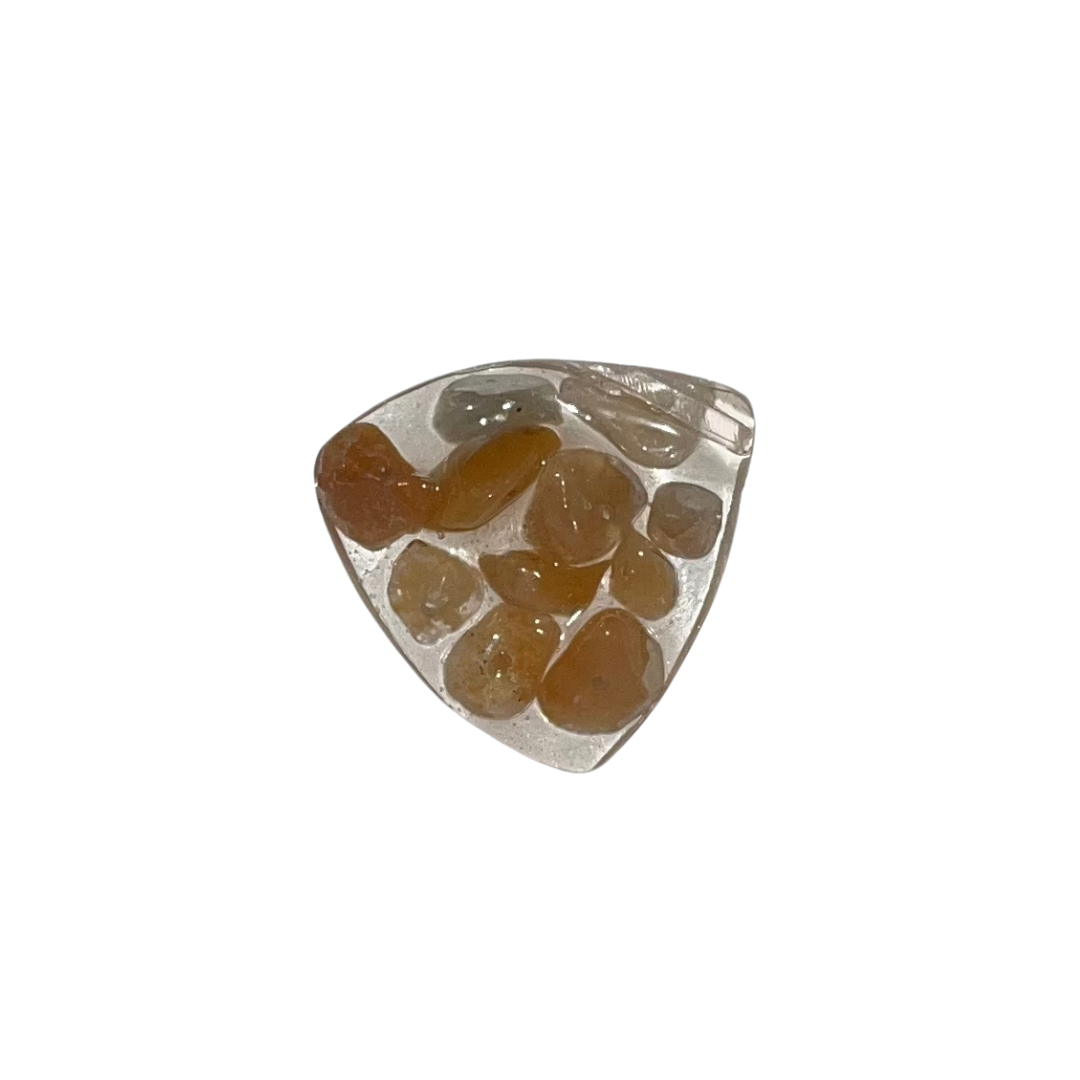 Yellow Citrine Guitar Pick