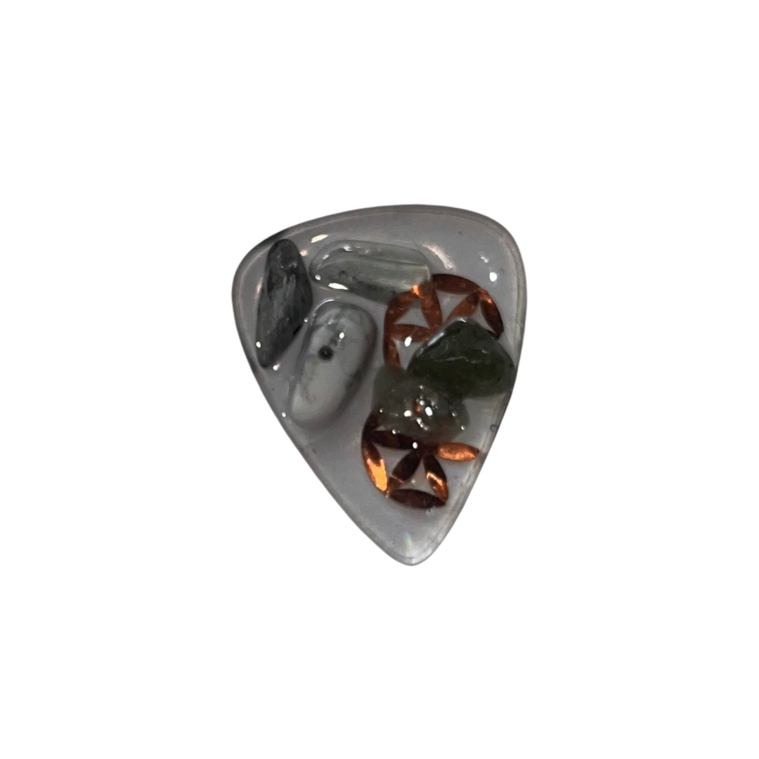 Flower of Life Crystal Guitar Pick