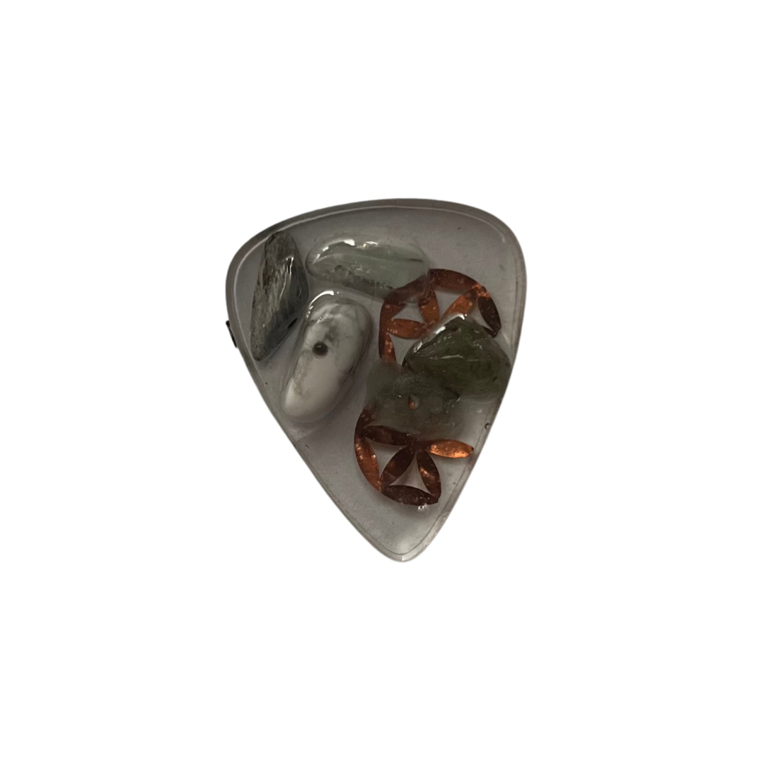 Flower of Life Crystal Guitar Pick